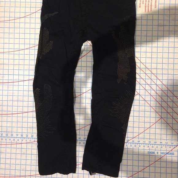 NWT 11 by Boris Bidjan Saberi Embroidered Pants - Picture 7 of 8
